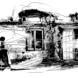 Mikhail Bulgakov "Heart of a Dog". illustration.