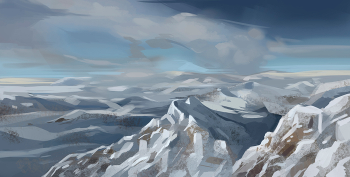 Снежные горы