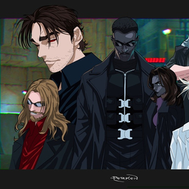 Фан арт фильма "Блэйд"