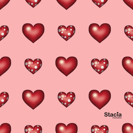 Паттерн ко дню всех влюбленных