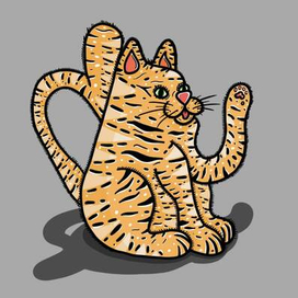 Рыжий кот №1