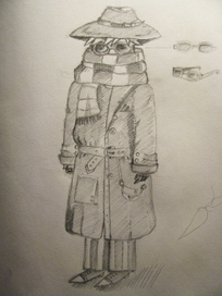 Робот в шляпе