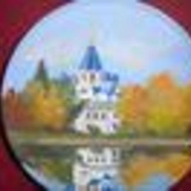 роспись тарелочки