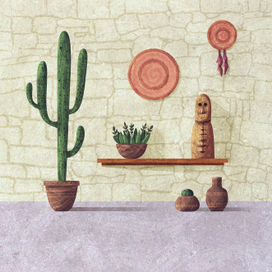 Вид в суданской деревне