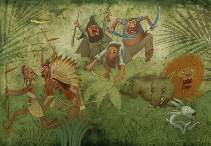 Питер Пен, разворот 2 