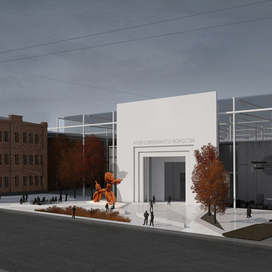 проект музея, Archicad + Photoshop