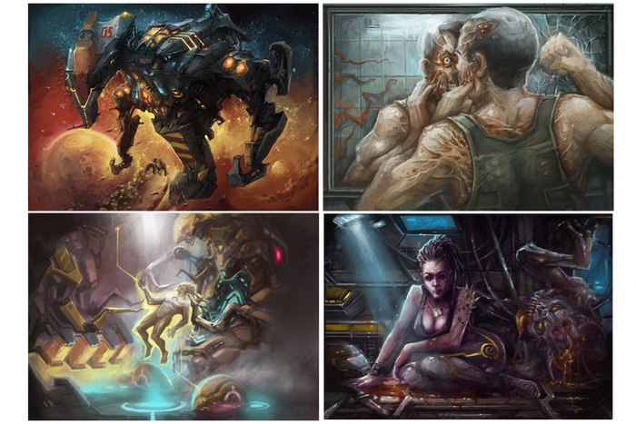 Набор карт для проекта "Star Crusade CCG"