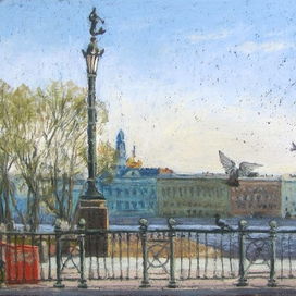 Карантинный питерский пейзаж