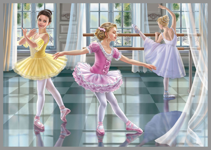 Балеринки!) для пазлов