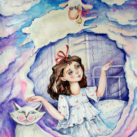 Для книги И. Рогалёвой "Разноцветные дни"