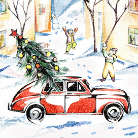 Иллюстрация для журнала Favorit news