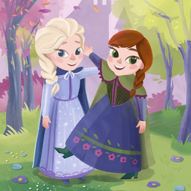 Фан-Арт «холодное сердце» 