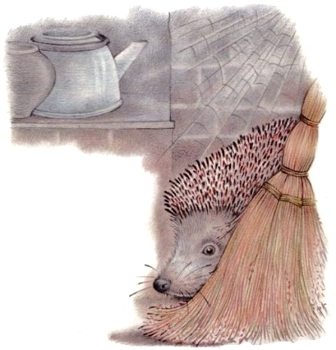 За веником спокойнее.