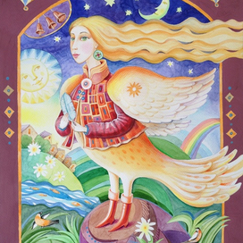 "Пёрышко на счастье"