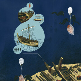 Иллюстрация для журнала "Улитка Коперника"