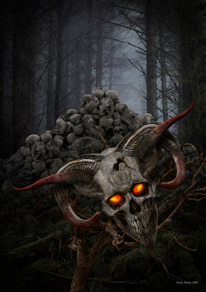 Cover art for "13 dead " (anthology of horror stories)