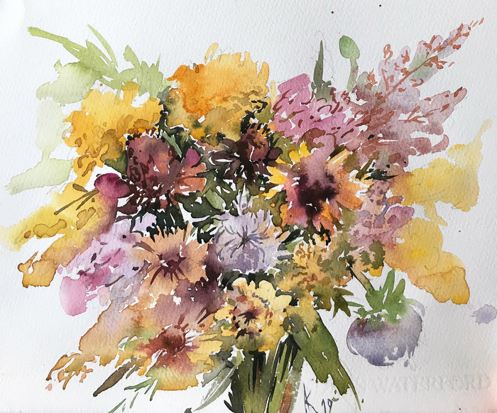 Букет садовый