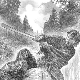 Дорога в сказку, Иллюстрация № 29 - Охота возле портала. 