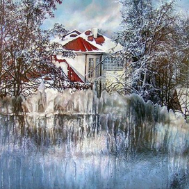 Прощальная палитра зимы на моём окне