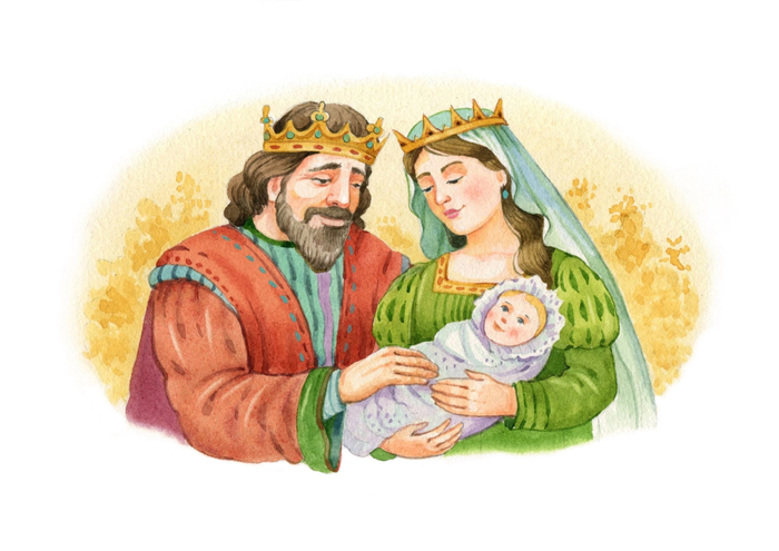 Заставка к сказке Шарля Перро "Спящая красавица" ,   ЭКСМО 