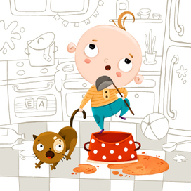 Малыш озорник