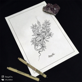 Змея и кристалл