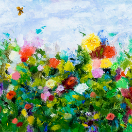 Две половинки в море цветов за восемь секунд до встречи