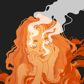 Грустная девушка номер раз