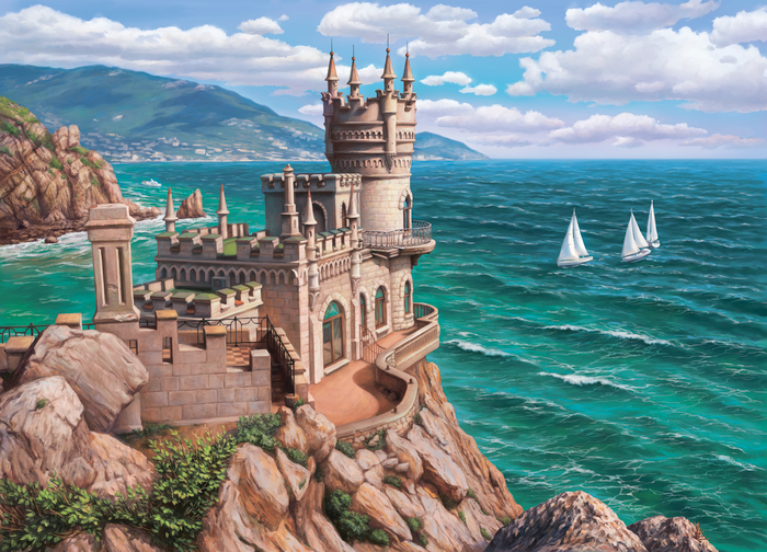 Ласточкино Гнездо день