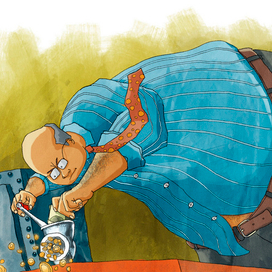 Банкир прокручивает в банке деньги