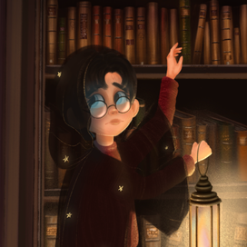 Иллюстрация по фильму Гарри Поттер