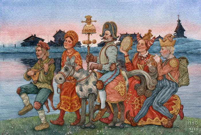 Скоморохи идут