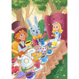 Алиса в стране чудес. Чаепитие