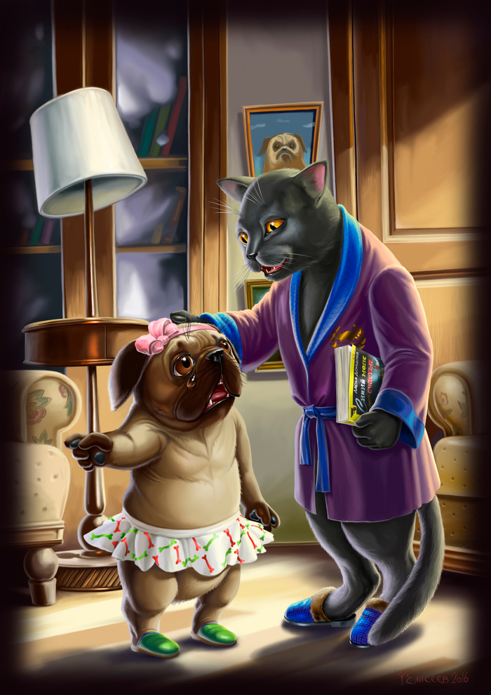 кот и собака