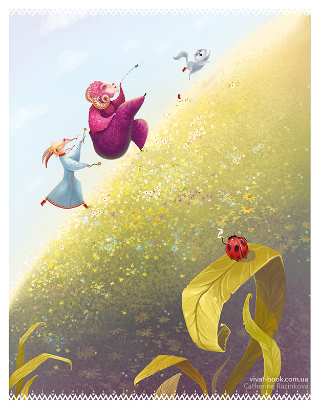 "Українськи казки" к сказке "Кот, козлик и баран"