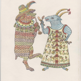 Медведь и коза