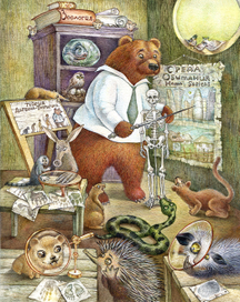 Человек медведю друг.