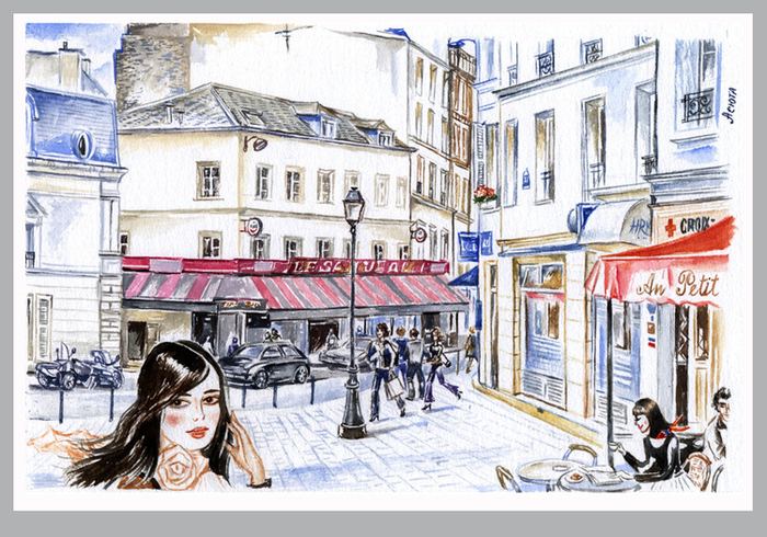 Париж. Погожий денёк