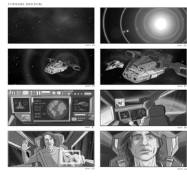 Сториборд "Возвращение пилота"