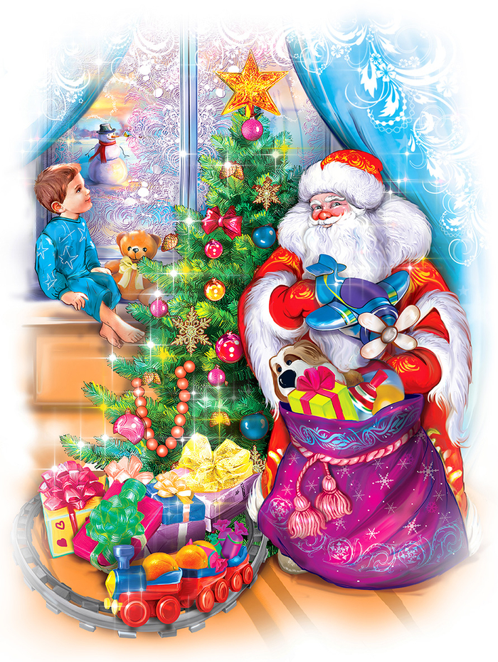 новогодняя открытка