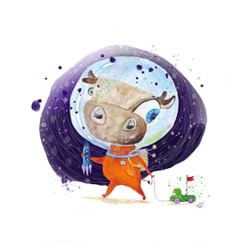 Персонаж для календаря - Апрель 2021 г.