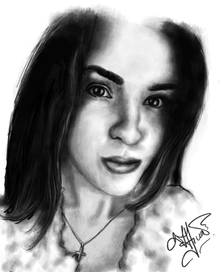 Портрет девушки в #PS  