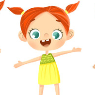 Скетч девочка