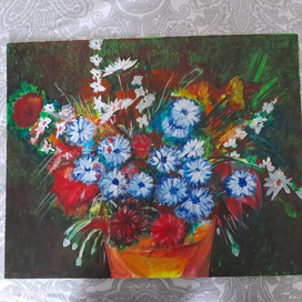 Корзина с цветами