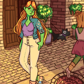 Прогулка в переулке