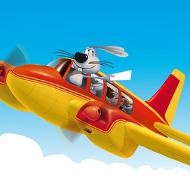 Зайцы и самолет.