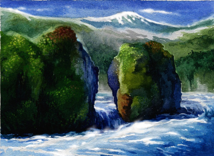 На реке Кроноцкой