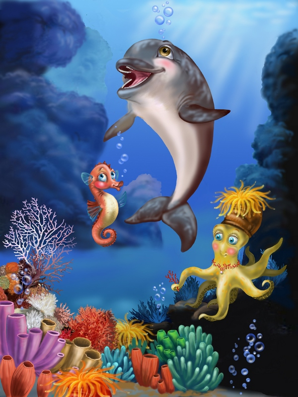 книжка про Дельфинчика