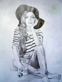 Женщина в шляпе