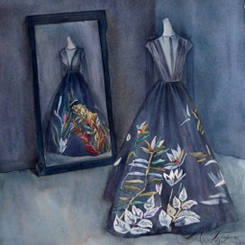 "Платье VALENTINO. Тигр"